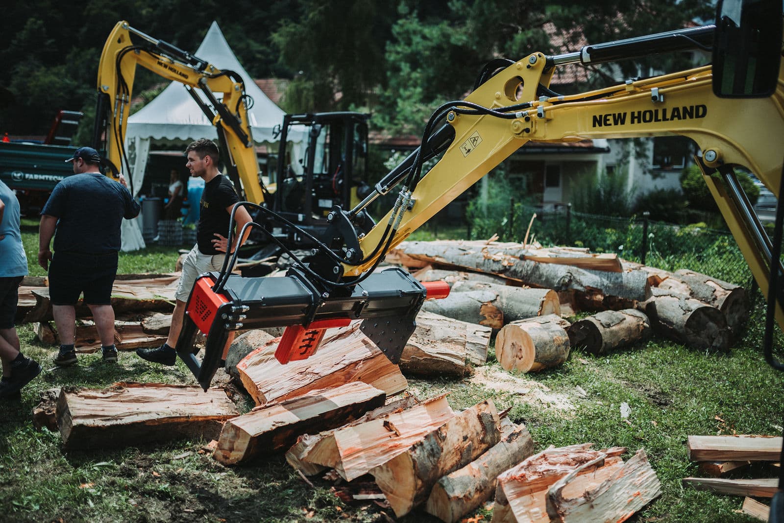 WoodSplitter BOWS v živo na terenskem dogodku